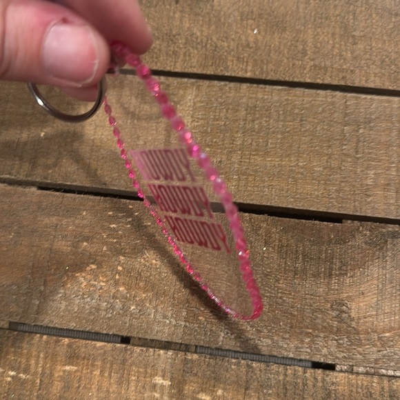Pink Howdy Keychain - Picture 2 of 2